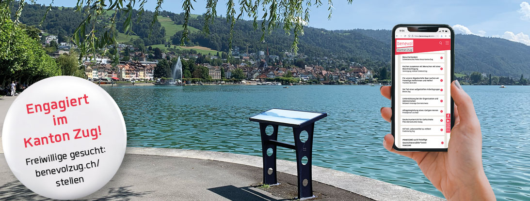 Freiwillig engagiert im Kanton Zug. Jetzt zum Job-Newsletter anmelden.